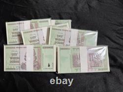 Un demi-lot de 50 X 2008 50 TRILLIONS DE DOLLARS ZIMBABWE, AA P-90 UNC
