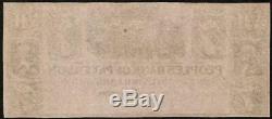 Unc 1800s $ 7 Sept Dollars Bill Paterson Argent En Papier De Billets De Monnaie De Jursey
