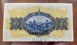 Unc 1926 Devise Thaïlande Billets Precious Siam King Rama VI Magnifique Rare