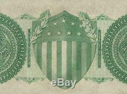 Unc 1 $ 1860s Projet De Loi Du Nouveau-brunswick En Dollars Note De La Banque Monnaie De L'argent Grand Papier Vieux