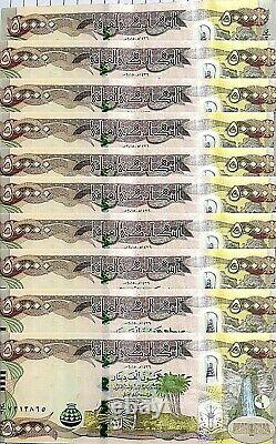 Unc 1/2 Million 10 X 50000 New Iraq Dinar Billets De Banque 50000 Iqd Monnaie Vérifiée