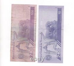 Venezuela 100 & 10 Digitales 2021 Bolivar Million Monnaie Usagée