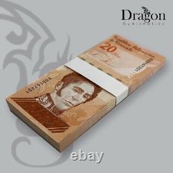 Venezuela 20 Bolivares Numériques QTY 100 PCS Nouvelle Devise 2021 Bundle VENTE AUX ÉTATS-UNIS