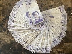Venezuela 500 MIL Soberanos 500,000 P113 2020 Demi Million UNC MONNAIE NEUVE