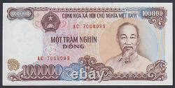 Vietnam 100000 DONG P-117 1994 Rare UNC Monnaie mondiale vietnamienne BILLET DE BANQUE