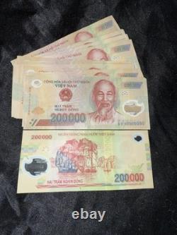 Vietnam 10x 200000 Dong Billet de Banque Monnaie VND UNC