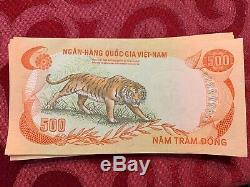 Vietnam Du Sud 500 Dong Nd (1972) Tigre Viet Nam Billet De Banque En Monnaie Unc Unc