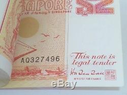 Vintage 96 Pcs. Bundle Singapore $ 2 Voilier Navire Unc Currency Money Banknote