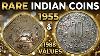 Xxx Rare 1955 Deux Annas Bombay Xxx Rare 1988 50 Paise Noida Jp Sans Marque De Monnaie Gem Unc Pi&egrave;ce