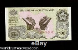 Yougoslavie Serbie 100 Billet De Banque En Monnaie Rare Tito Non Émis Non Titré 1979 Dinara P101a