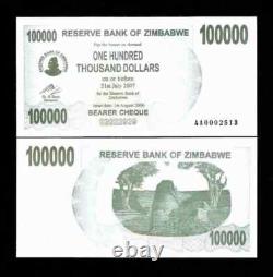 Zimbabwe 10000 DOLLARS P-48a 2006 Sans ÉCART UNC Billet de monnaie zimbabwéen RARE