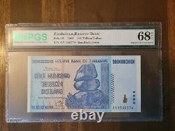 Zimbabwe 100 Trillions De Dollars, Série Aa /2008, P-91, Unc, Monnaie De Billets