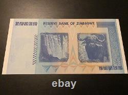 Zimbabwe 100 Trillions De Dollars $ Unc 2008 Aa Billet/monnaie Authentique