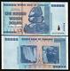 Zimbabwe 100 Billions De Dollars P-91 2008 X 1 Pcs Unc Monnaie Mondiale Uv Pass Note