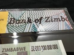 Zimbabwe Billet de 50 et 100 Trillions de Dollars Banque Monnaie UNC Currency COA