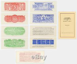 (ensemble Complet) Chemicograph Backs C. Destiné À S. A. Monnaie Avec Enveloppe Ua / Unc