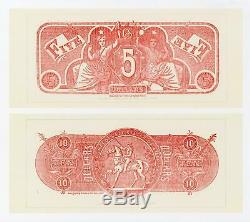 (ensemble Complet) Chemicograph Backs C. Destiné À S. A. Monnaie Avec Enveloppe Ua / Unc